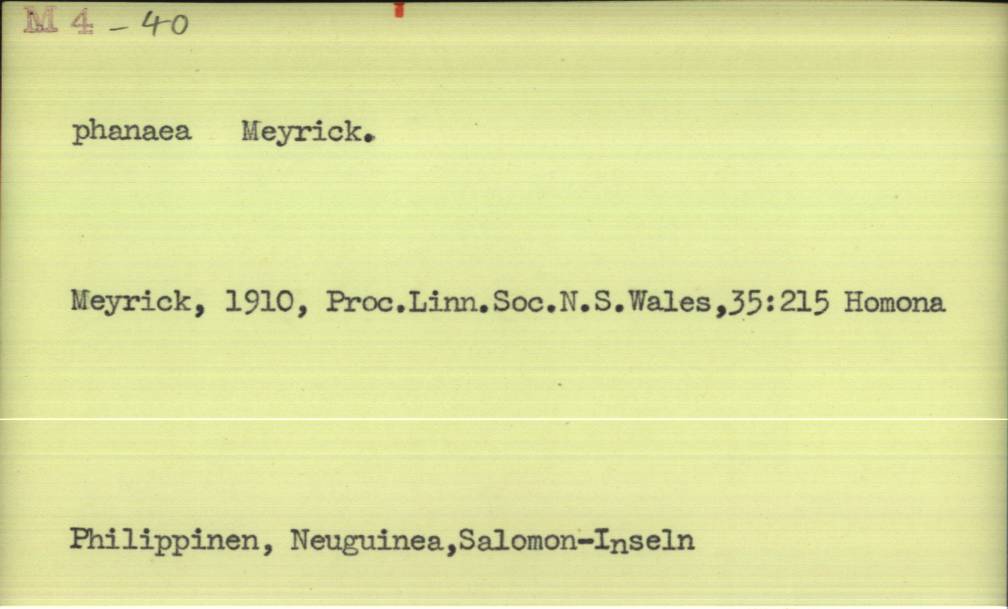front of card